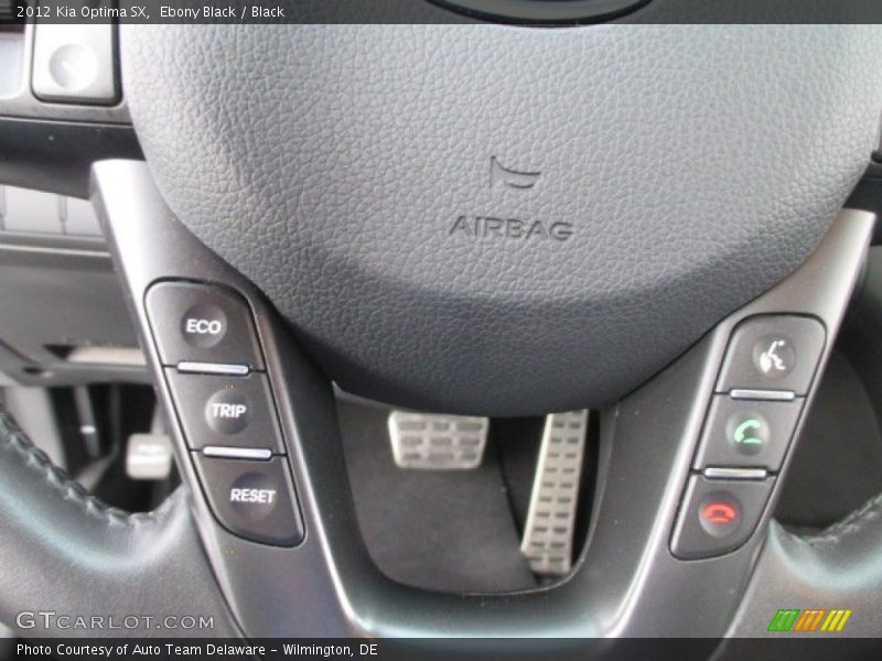 Ebony Black / Black 2012 Kia Optima SX