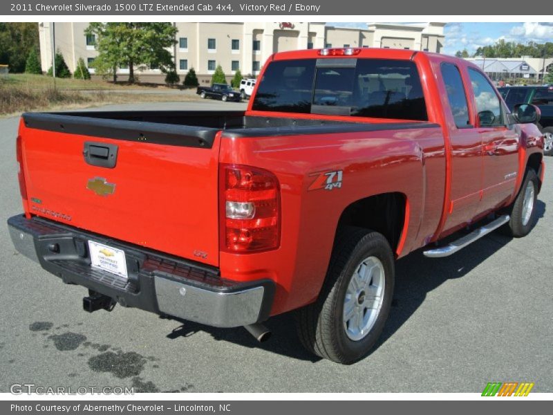 Victory Red / Ebony 2011 Chevrolet Silverado 1500 LTZ Extended Cab 4x4