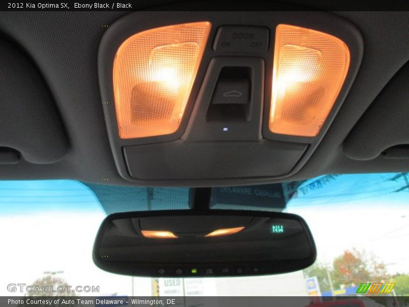 Ebony Black / Black 2012 Kia Optima SX