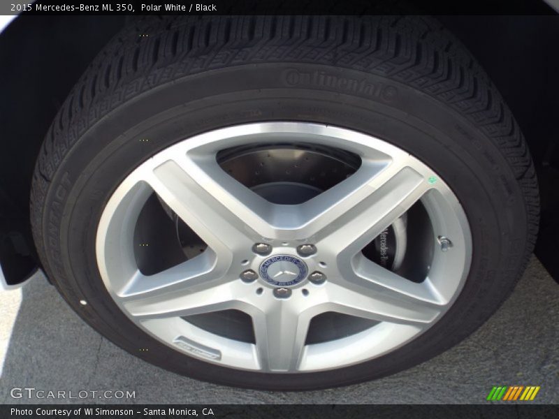 Polar White / Black 2015 Mercedes-Benz ML 350