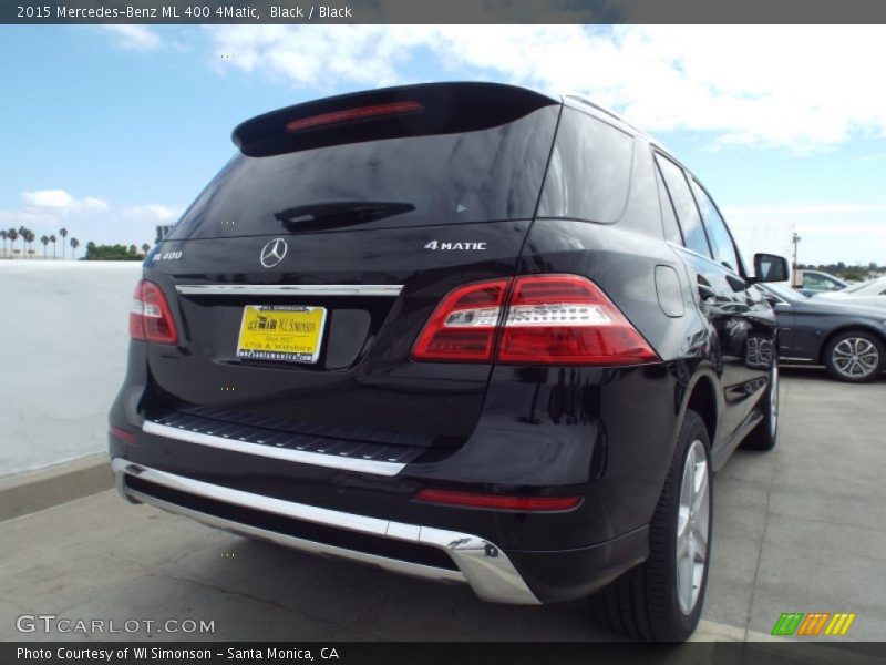 Black / Black 2015 Mercedes-Benz ML 400 4Matic