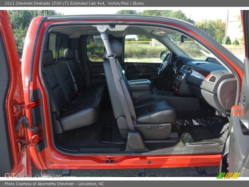 Victory Red / Ebony 2011 Chevrolet Silverado 1500 LTZ Extended Cab 4x4