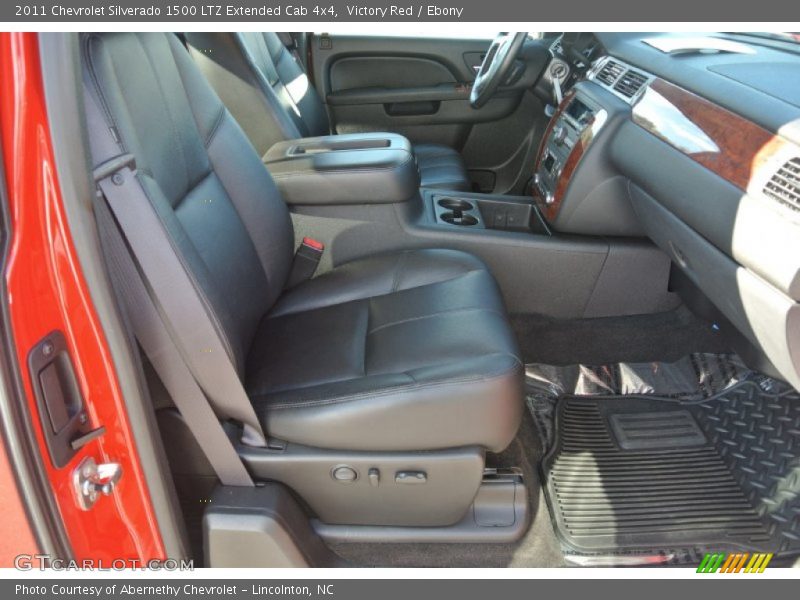 Victory Red / Ebony 2011 Chevrolet Silverado 1500 LTZ Extended Cab 4x4