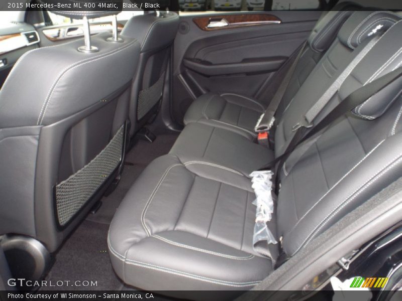 Rear Seat of 2015 ML 400 4Matic