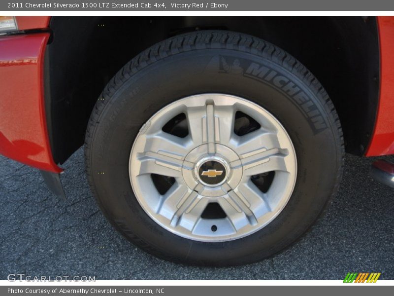 Victory Red / Ebony 2011 Chevrolet Silverado 1500 LTZ Extended Cab 4x4