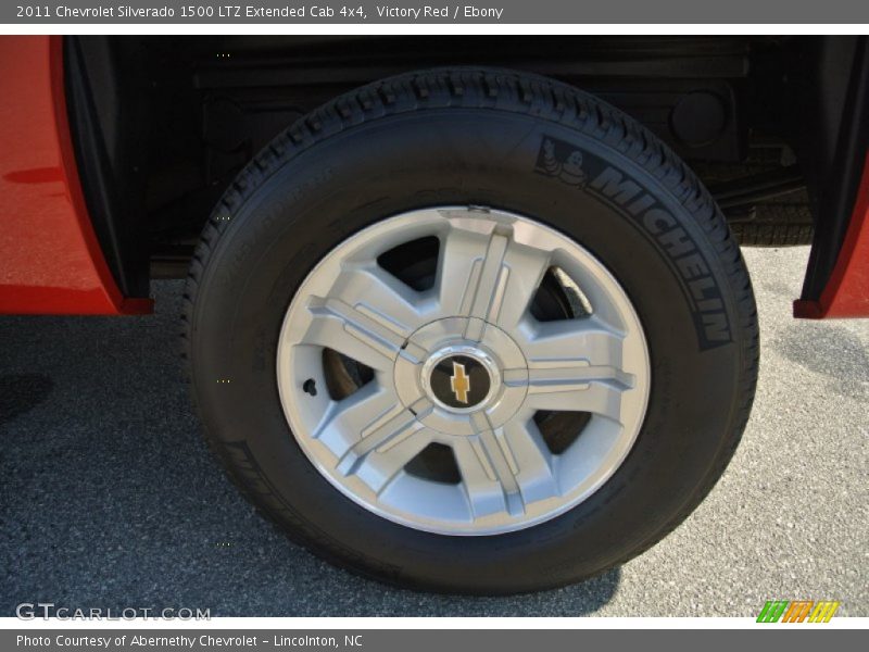 Victory Red / Ebony 2011 Chevrolet Silverado 1500 LTZ Extended Cab 4x4