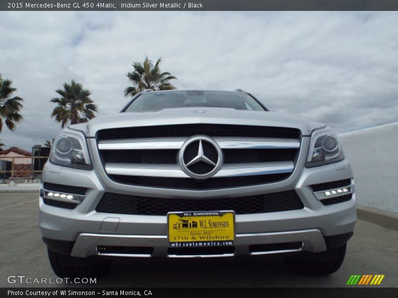Iridium Silver Metallic / Black 2015 Mercedes-Benz GL 450 4Matic