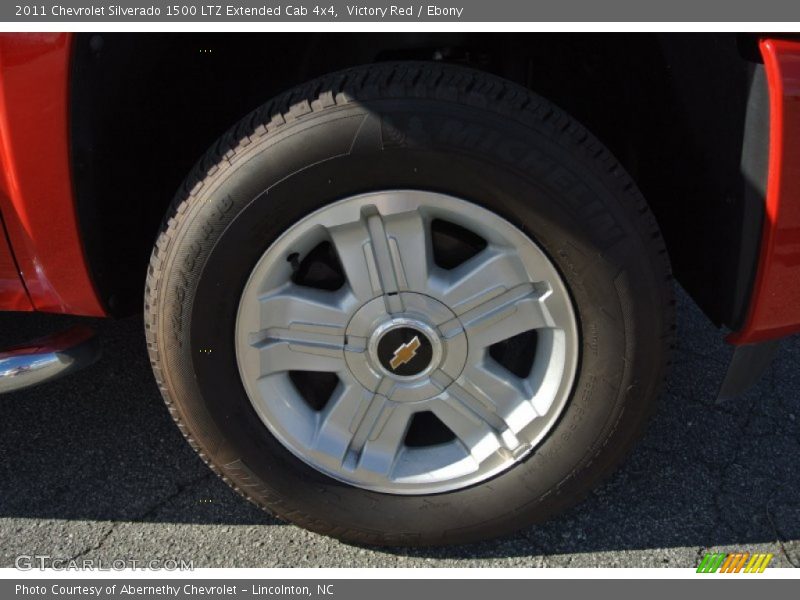 Victory Red / Ebony 2011 Chevrolet Silverado 1500 LTZ Extended Cab 4x4