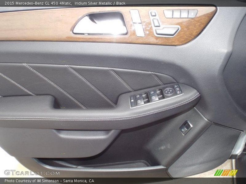Iridium Silver Metallic / Black 2015 Mercedes-Benz GL 450 4Matic
