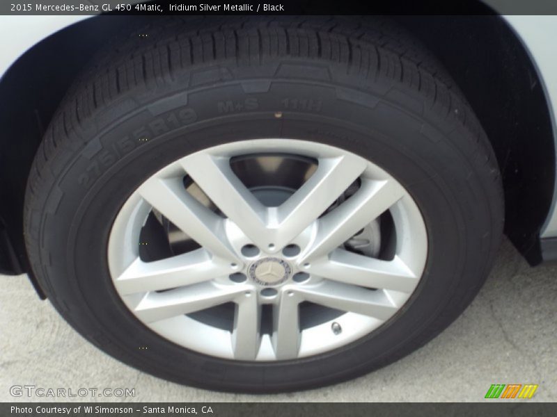 Iridium Silver Metallic / Black 2015 Mercedes-Benz GL 450 4Matic