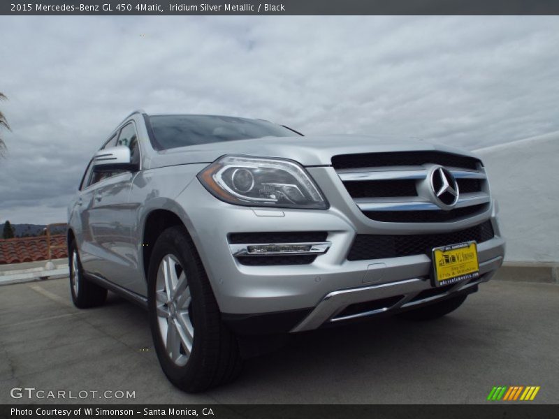 Iridium Silver Metallic / Black 2015 Mercedes-Benz GL 450 4Matic