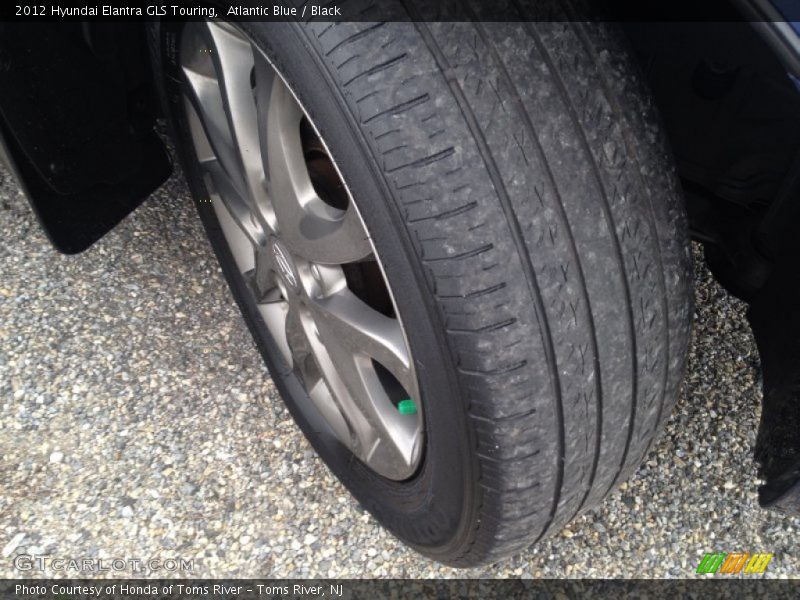 Atlantic Blue / Black 2012 Hyundai Elantra GLS Touring