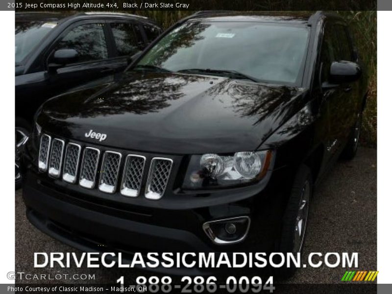 Black / Dark Slate Gray 2015 Jeep Compass High Altitude 4x4