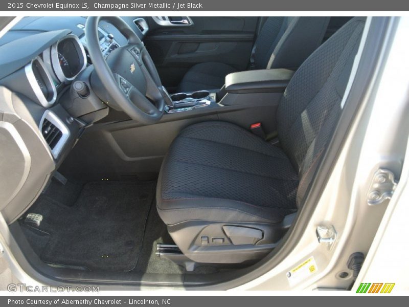 Champagne Silver Metallic / Jet Black 2015 Chevrolet Equinox LS