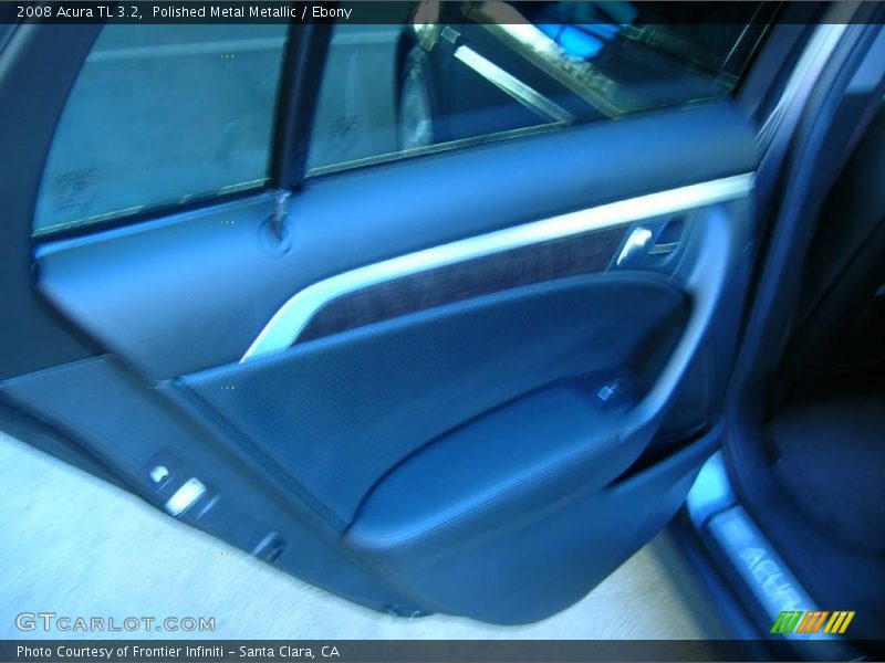 Polished Metal Metallic / Ebony 2008 Acura TL 3.2