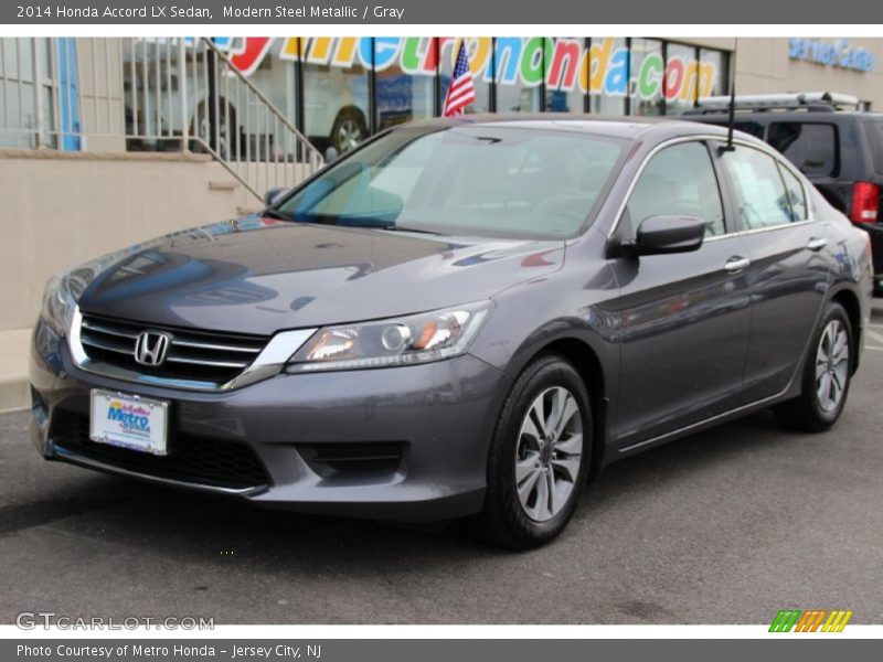 Modern Steel Metallic / Gray 2014 Honda Accord LX Sedan