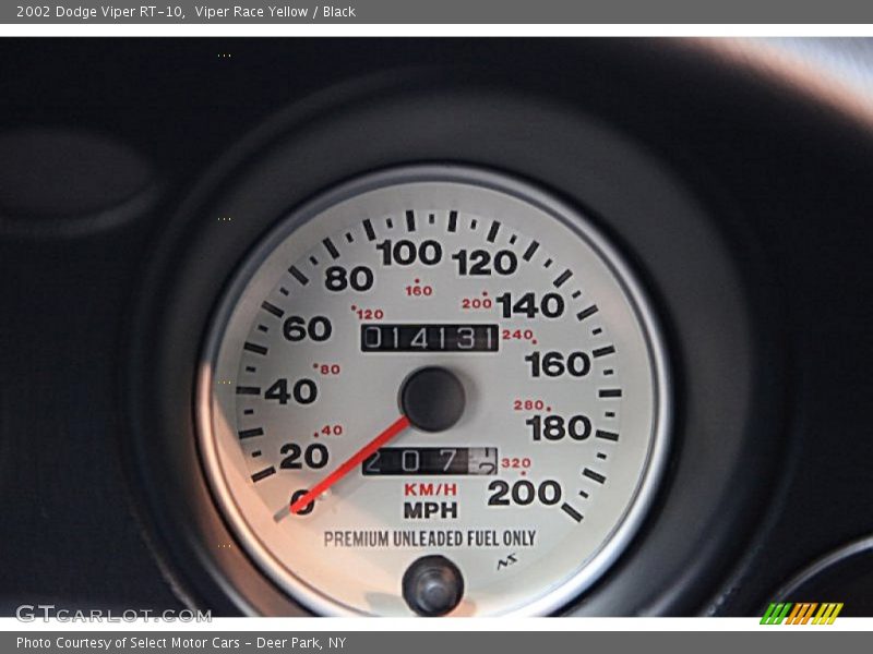 Viper Race Yellow / Black 2002 Dodge Viper RT-10