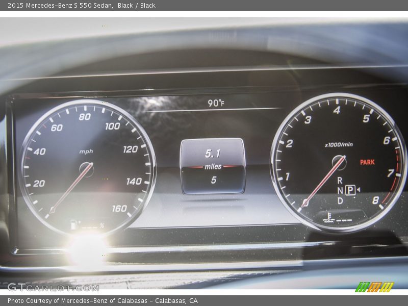 Black / Black 2015 Mercedes-Benz S 550 Sedan