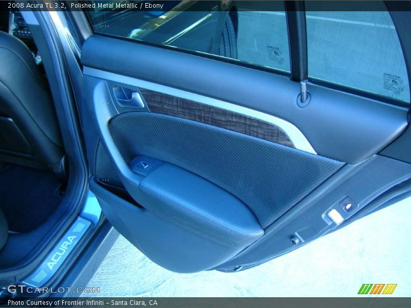 Polished Metal Metallic / Ebony 2008 Acura TL 3.2