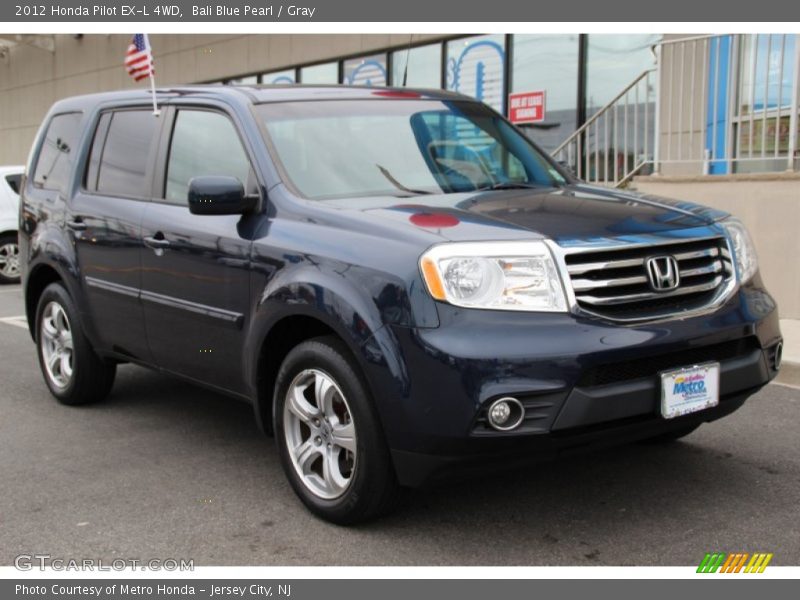 Bali Blue Pearl / Gray 2012 Honda Pilot EX-L 4WD