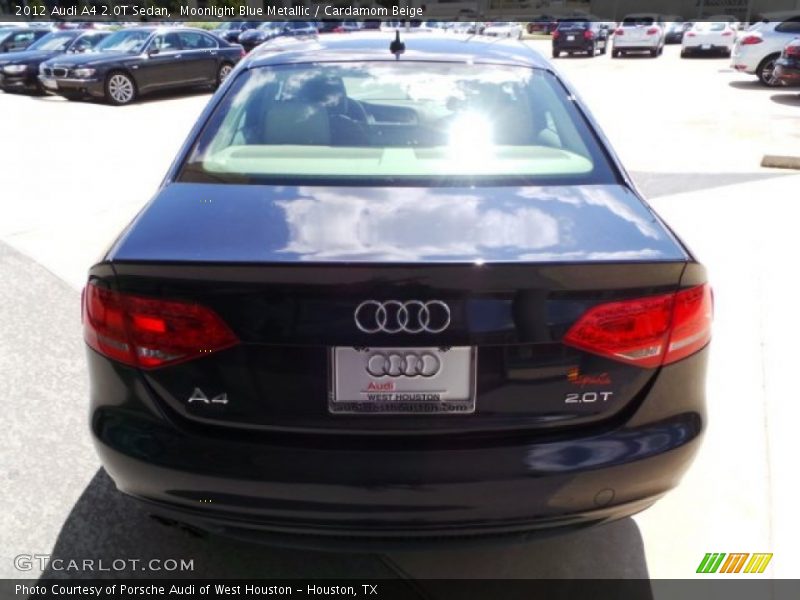Moonlight Blue Metallic / Cardamom Beige 2012 Audi A4 2.0T Sedan