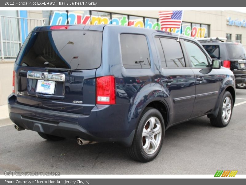 Bali Blue Pearl / Gray 2012 Honda Pilot EX-L 4WD