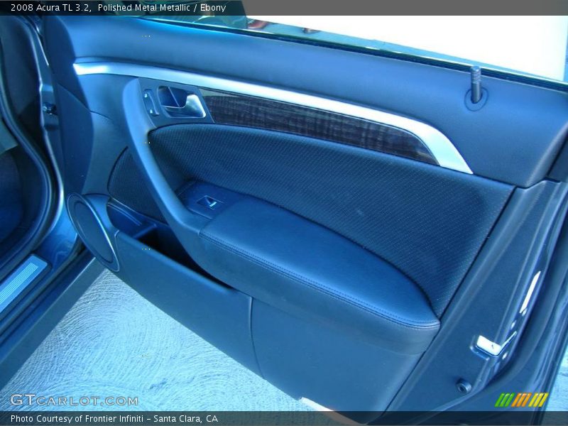 Polished Metal Metallic / Ebony 2008 Acura TL 3.2