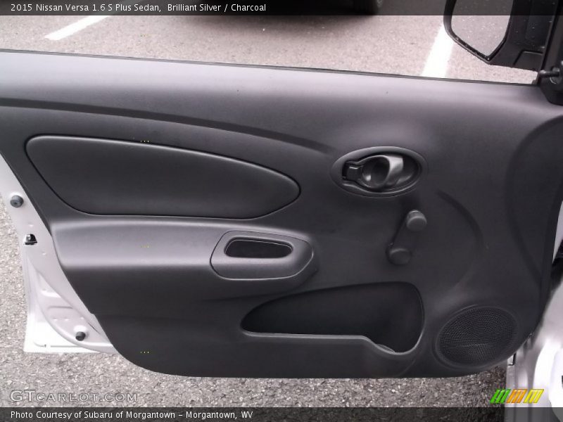 Brilliant Silver / Charcoal 2015 Nissan Versa 1.6 S Plus Sedan