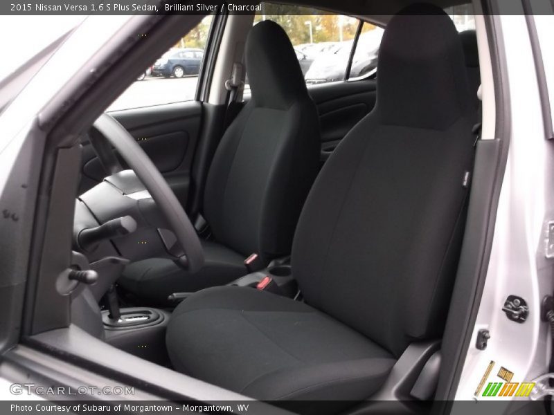 Brilliant Silver / Charcoal 2015 Nissan Versa 1.6 S Plus Sedan