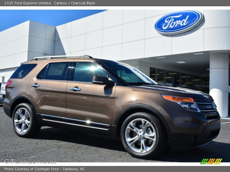 Caribou / Charcoal Black 2015 Ford Explorer Limited