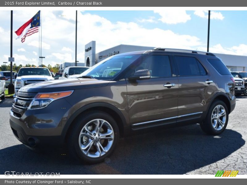 Caribou / Charcoal Black 2015 Ford Explorer Limited
