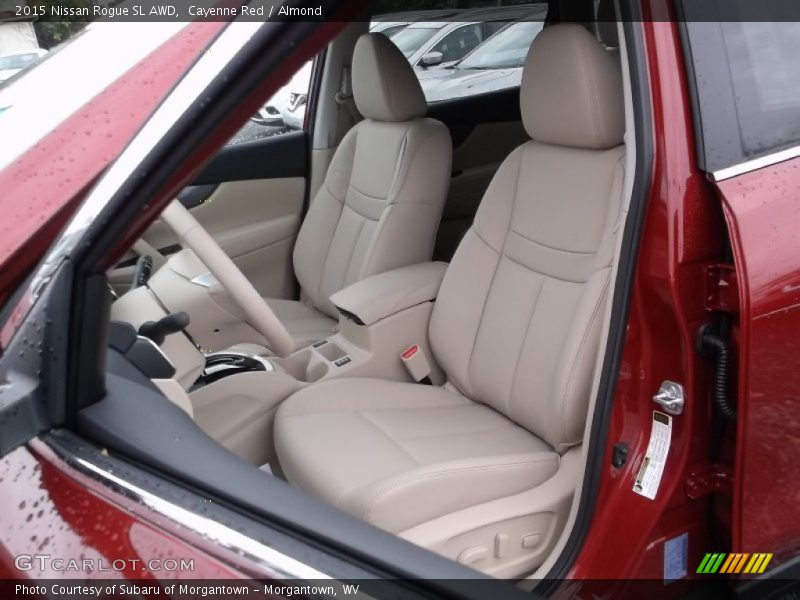 Cayenne Red / Almond 2015 Nissan Rogue SL AWD