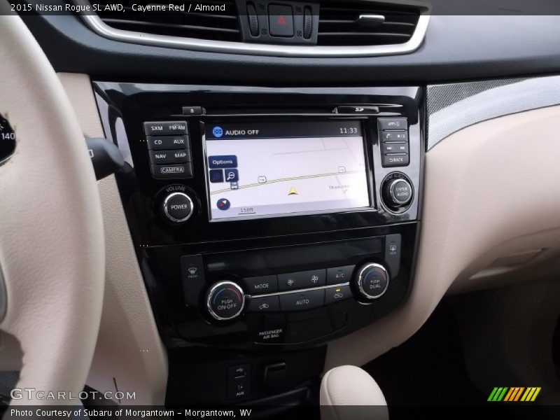 Cayenne Red / Almond 2015 Nissan Rogue SL AWD