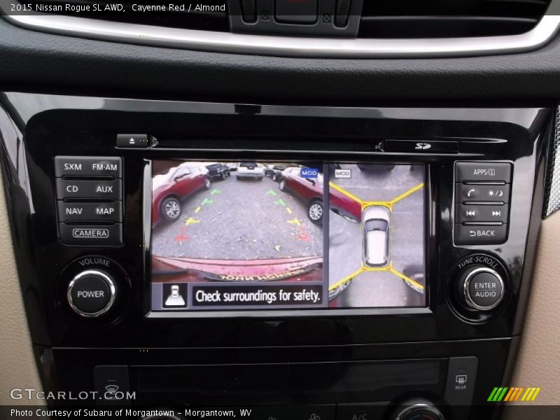 Cayenne Red / Almond 2015 Nissan Rogue SL AWD