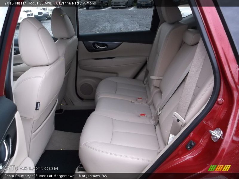 Cayenne Red / Almond 2015 Nissan Rogue SL AWD