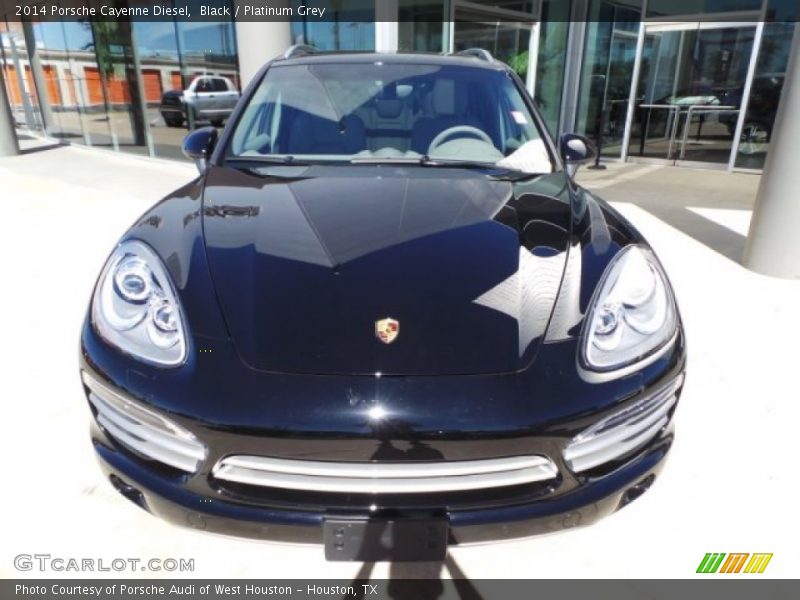 Black / Platinum Grey 2014 Porsche Cayenne Diesel