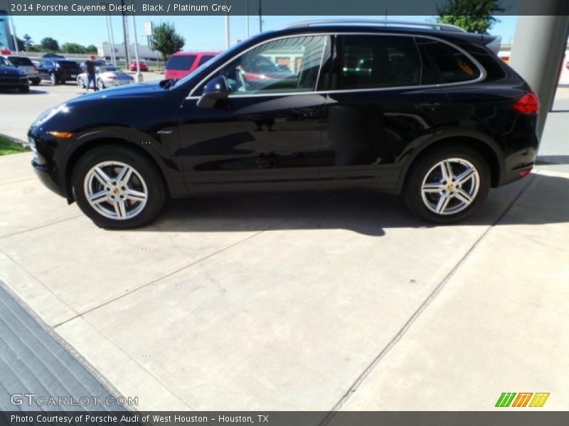 Black / Platinum Grey 2014 Porsche Cayenne Diesel