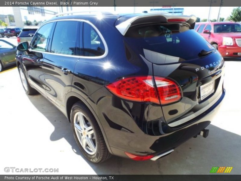 Black / Platinum Grey 2014 Porsche Cayenne Diesel