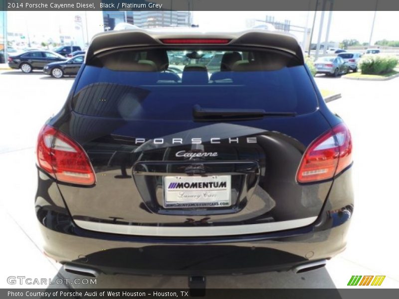 Black / Platinum Grey 2014 Porsche Cayenne Diesel