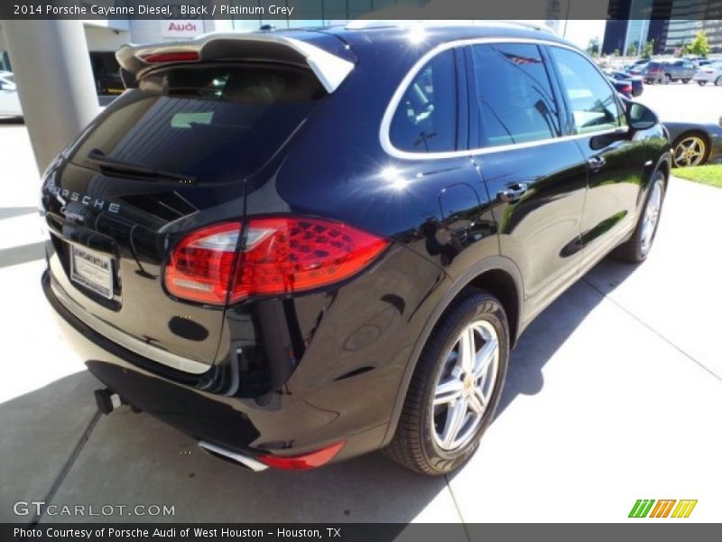 Black / Platinum Grey 2014 Porsche Cayenne Diesel