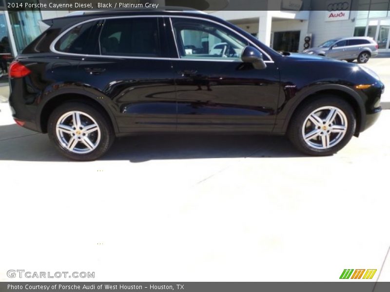 Black / Platinum Grey 2014 Porsche Cayenne Diesel