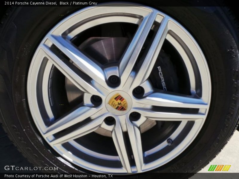 Black / Platinum Grey 2014 Porsche Cayenne Diesel