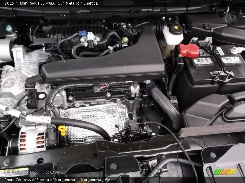 Gun Metallic / Charcoal 2015 Nissan Rogue SL AWD