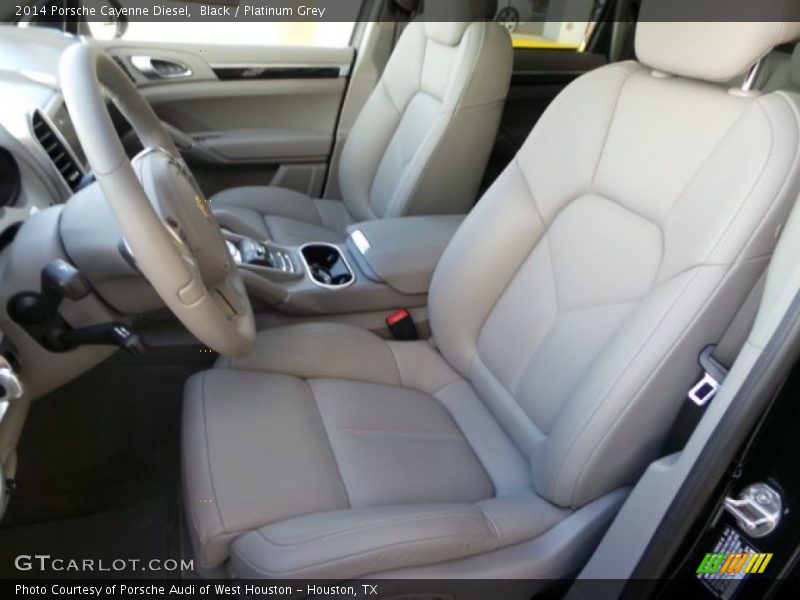 Black / Platinum Grey 2014 Porsche Cayenne Diesel