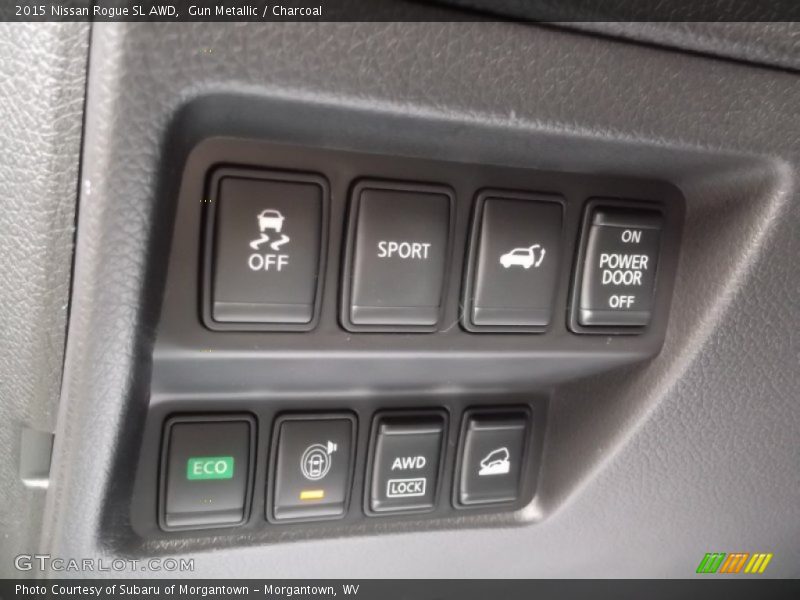 Controls of 2015 Rogue SL AWD