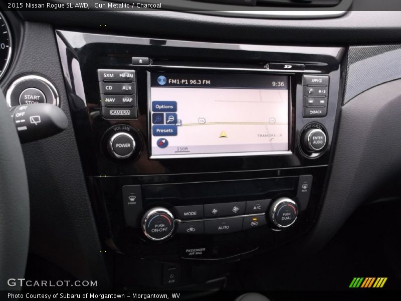 Navigation of 2015 Rogue SL AWD