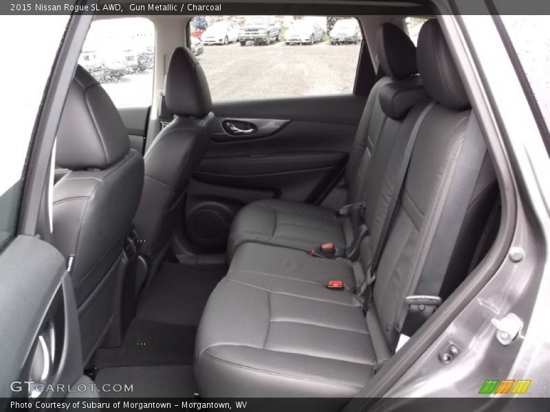 Rear Seat of 2015 Rogue SL AWD