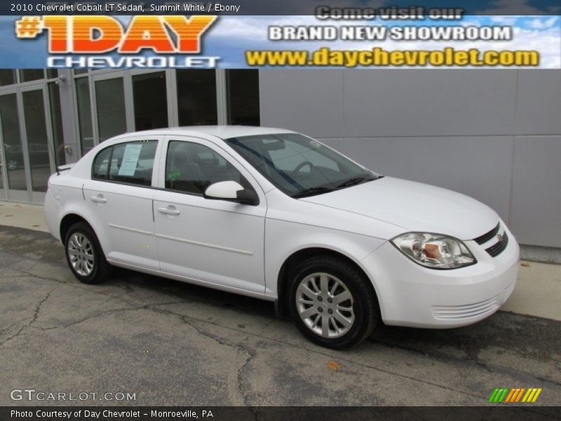 Summit White / Ebony 2010 Chevrolet Cobalt LT Sedan