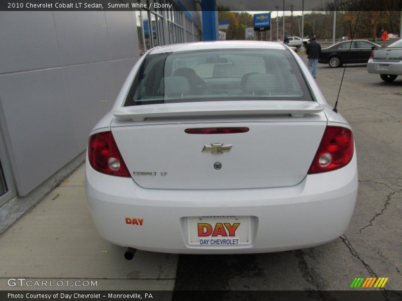 Summit White / Ebony 2010 Chevrolet Cobalt LT Sedan