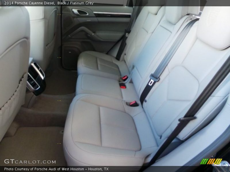 Rear Seat of 2014 Cayenne Diesel